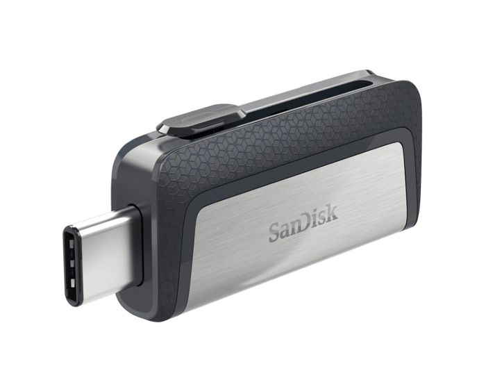 SanDisk Ultra Dual Flash Memory Stick Drive USB 3.1 Type C 32GB Silver