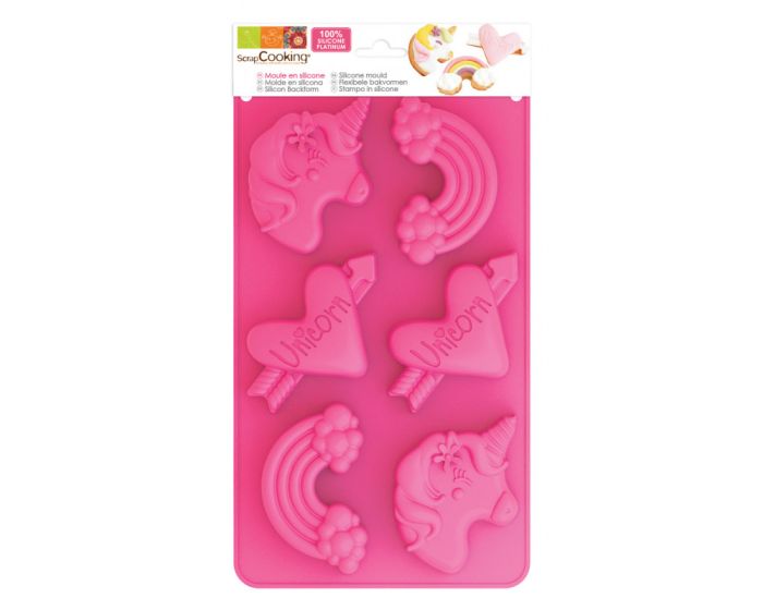 Scrap Cooking Silicone Mould Unicorn-Themed (SCC-3176) Φόρμα Σιλικόνης για Κέικ