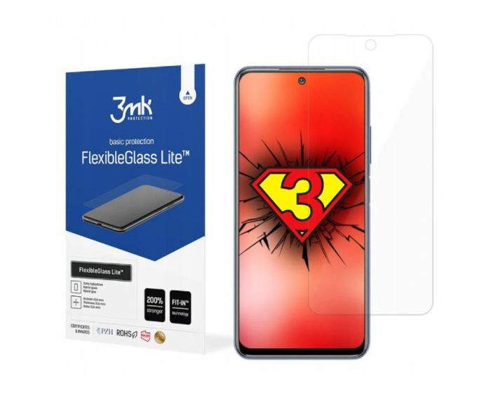 3mk Premium Flexible Lite 6H Tempered Glass 0.16mm - (Xiaomi Redmi 10)