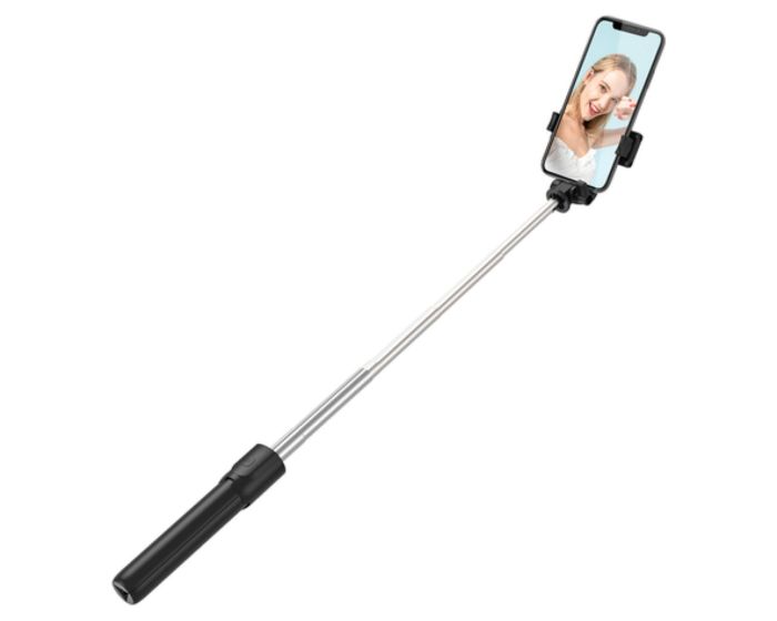 Wozinsky Selfie Stick WRY1S 0.7m Bluetooth Wireless Tripod / Selfie Stick για Κινητά - Black - MT83082