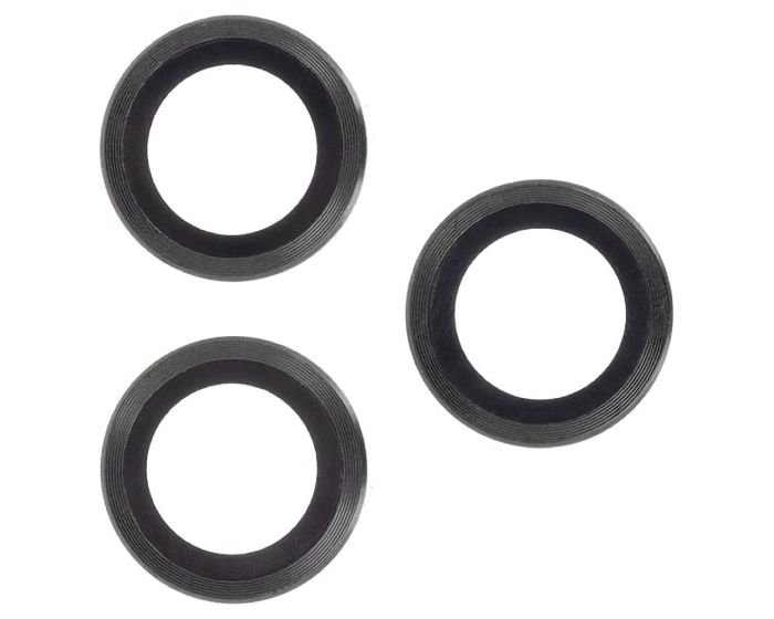 Camera Lens Tempered Glass Film Prοtector Black (iPhone 17 Pro)