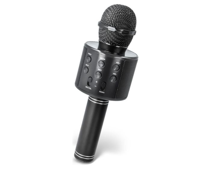 Setty BM-100 Microphone with Bluetooth Speaker Ασύρματο Μικρόφωνο Karaoke - Black