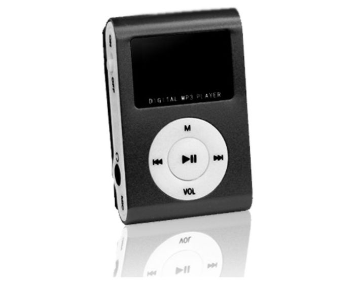 Setty MP3 Player με Οθόνη LCD και Ακουστικά - Black