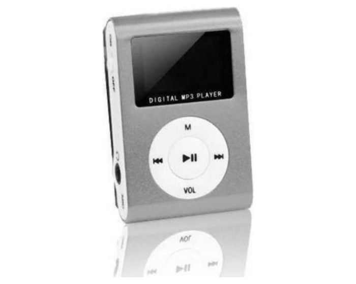Setty MP3 Player με Οθόνη LCD και Ακουστικά - Silver