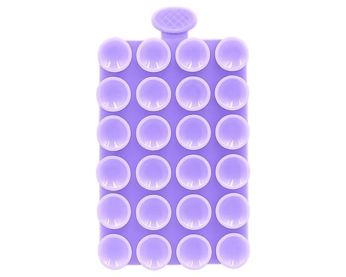 Setty SP-MUN-01 Phone Suction Cup Ένθετο Στήριξης Smartphone με Βεντούζες Lilac - MT84504