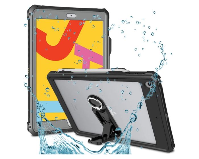ShellBox - Waterproof IP68 Αδιάβροχη Ανθεκτική Θήκη - Black (iPad 10.2 2019 / 2020 / 2021)