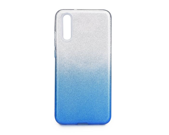 Forcell Glitter Shine Cover Hard Case Clear / Blue (Huawei P20)