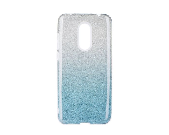 Forcell Glitter Shine Glitter Cover Hard Case Silver / Blue (Xiaomi Redmi 5 Plus)