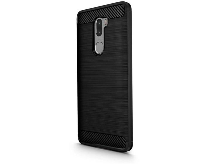 TPU Carbon Rugged Armor Case (139252) Black (Xiaomi Mi5s Plus)