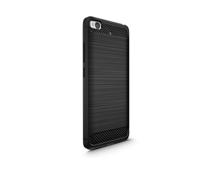 TPU Carbon Rugged Armor Case (139251) Black (Xiaomi Mi5s)