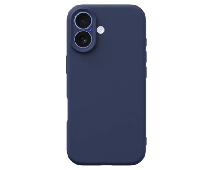 Θήκη Σιλικόνης Slim Fit Liquid Silicone Case Dark Blue (iPhone 17)