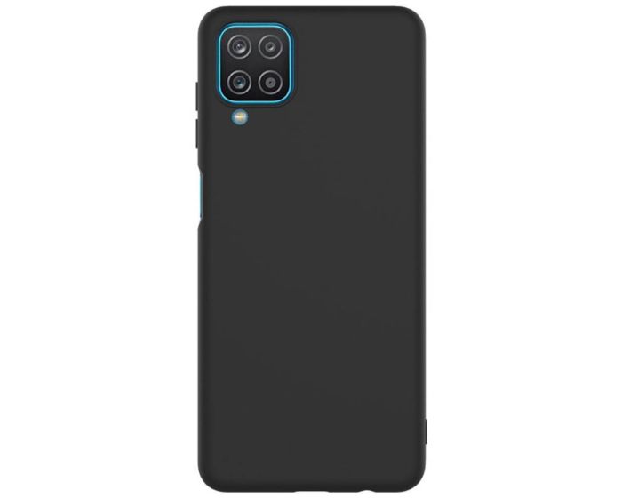 Θήκη Σιλικόνης Slim Fit Gel Silicone Case Black Matte (Samsung Galaxy A12)