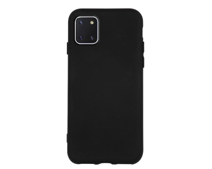 Θήκη Σιλικόνης Slim Fit Liquid Silicone Case Black (Samsung Galaxy Note 10 Lite)