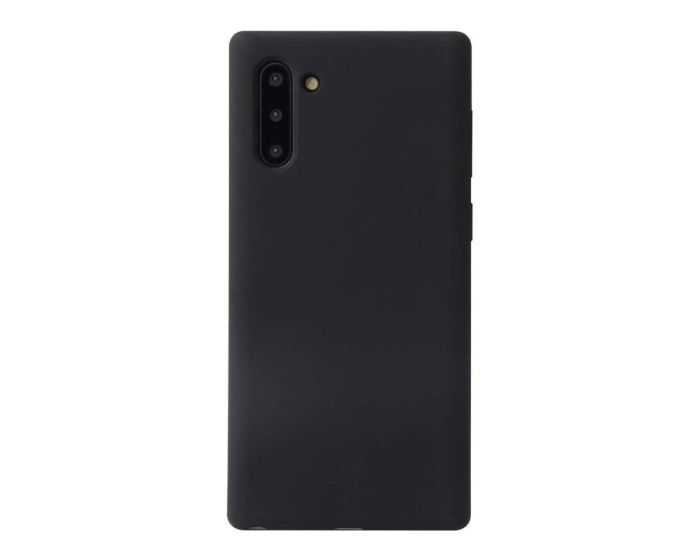 Θήκη Σιλικόνης Slim Fit Liquid Silicone Case Black (Samsung Galaxy Note 10)