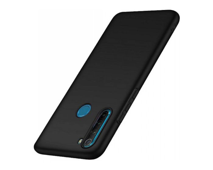 Θήκη Σιλικόνης Slim Fit Gel Silicone Case Black Matte (Xiaomi Redmi Note 8)