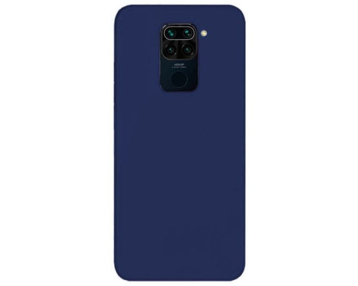 Θήκη Σιλικόνης Slim Fit Liquid Silicone Case Navy Blue (Xiaomi Redmi Note 9)