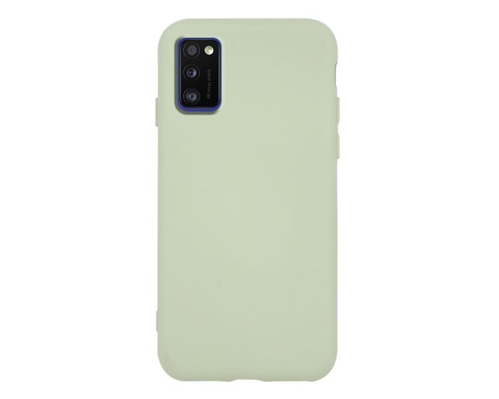 Θήκη Σιλικόνης Slim Fit Liquid Silicone Case Green (Samsung Galaxy A41)