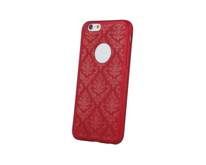 Silicone Case Ornament Θήκη Σιλικόνης Κόκκινη (iPhone 5 / 5s / SE)