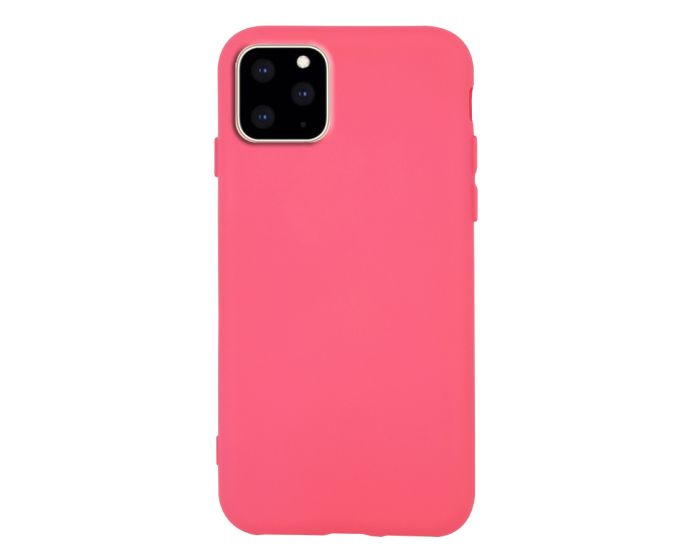 Θήκη Σιλικόνης Slim Fit Liquid Silicone Case Pink (iPhone 11 Pro)
