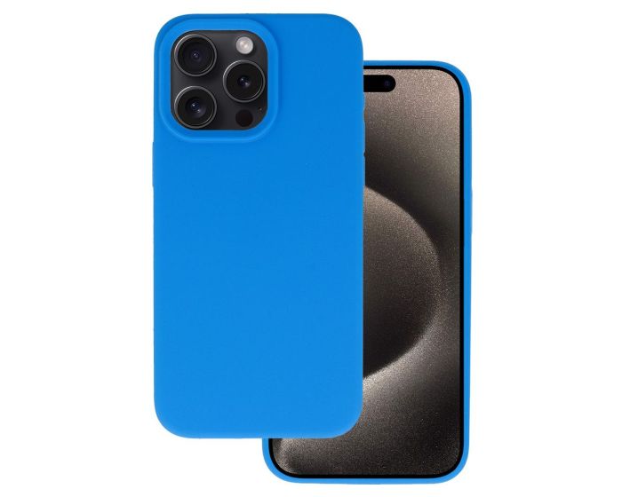 Silicone Lite Soft Touch Case Θήκη Σιλικόνης Blue (iPhone 15 Pro Max)