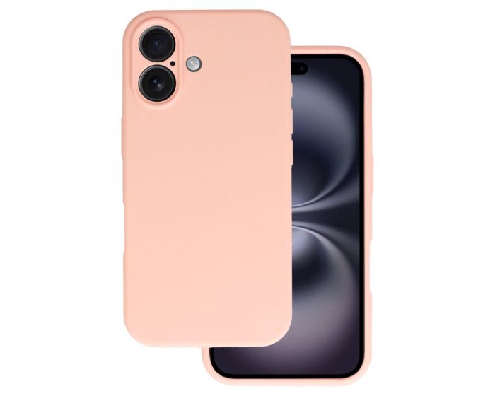 Silicone Lite Soft Touch Case Θήκη Σιλικόνης Peach (iPhone 16) - MT84153
