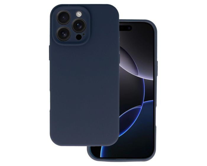 Silicone Lite Soft Touch Case Θήκη Σιλικόνης Navy (iPhone 16 Pro) - MT84156