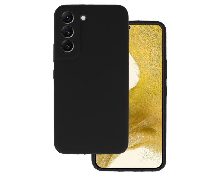 Silicone Lite Soft Touch Case Θήκη Σιλικόνης Black (Samsung Galaxy S22 5G) - MT72199