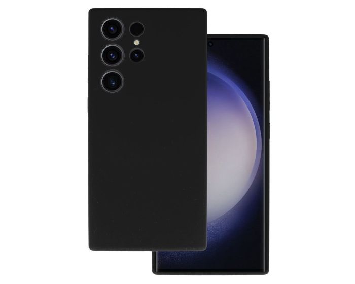 Silicone Lite Soft Touch Case Θήκη Σιλικόνης Black (Samsung Galaxy S22 Ultra 5G)