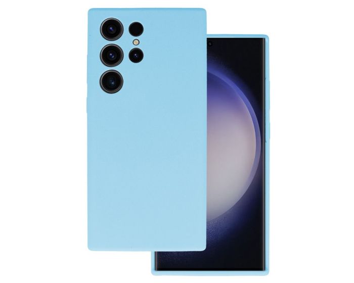 Silicone Lite Soft Touch Case Θήκη Σιλικόνης Light Blue (Samsung Galaxy S22 Ultra 5G)