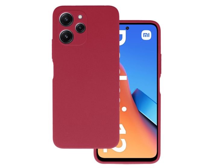 Silicone Lite Soft Touch Case Θήκη Σιλικόνης Burgundy (Xiaomi Redmi 12)