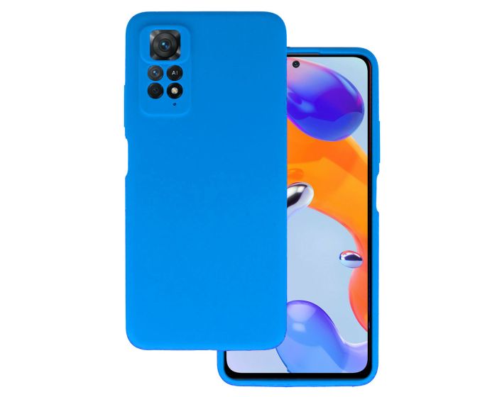 Silicone Lite Soft Touch Case Θήκη Σιλικόνης Blue (Xiaomi Redmi Note 11 / 11S 4G)
