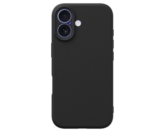Silicone Lite Soft Touch Case Θήκη Σιλικόνης Black (iPhone 17) - MT79798