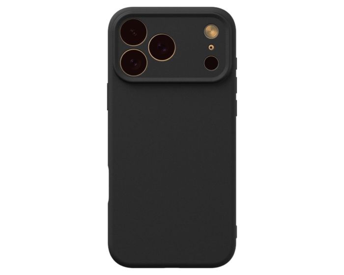 Silicone Lite Soft Touch Case Θήκη Σιλικόνης Black (iPhone 17 Pro)
