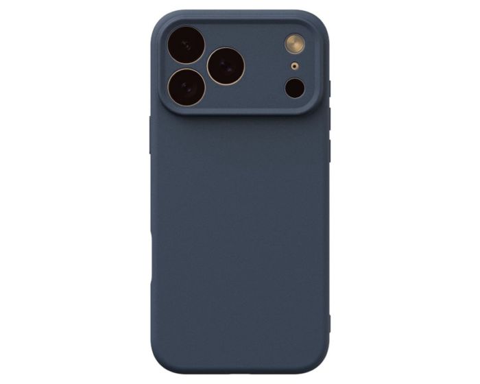 Silicone Lite Soft Touch Case Θήκη Σιλικόνης Dark Blue (iPhone 17 Pro Max)
