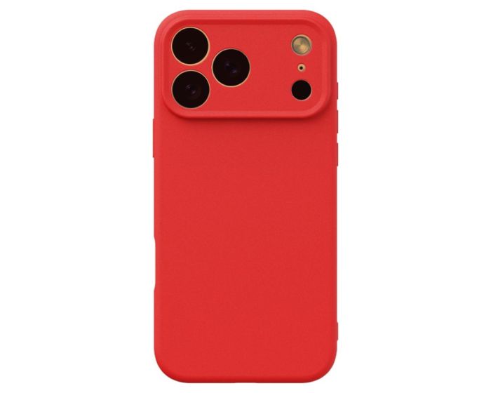 Silicone Lite Soft Touch Case Θήκη Σιλικόνης Red (iPhone 17 Pro)