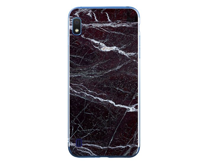 Silicone Marble Case No14 Θήκη Σιλικόνης Black / White (Samsung Galaxy A10)