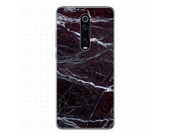 Silicone Marble Case No14 Θήκη Σιλικόνης Black / White (Xiaomi Mi 9T / K20 Pro)