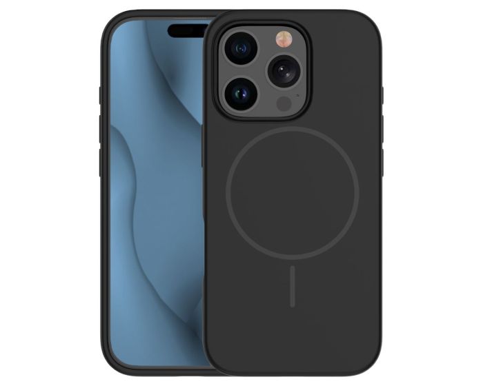 Silicone Thin Mag Case Θήκη Σιλικόνης Συμβατή με MagSafe - Black (iPhone 16e / 17e) - MT78527