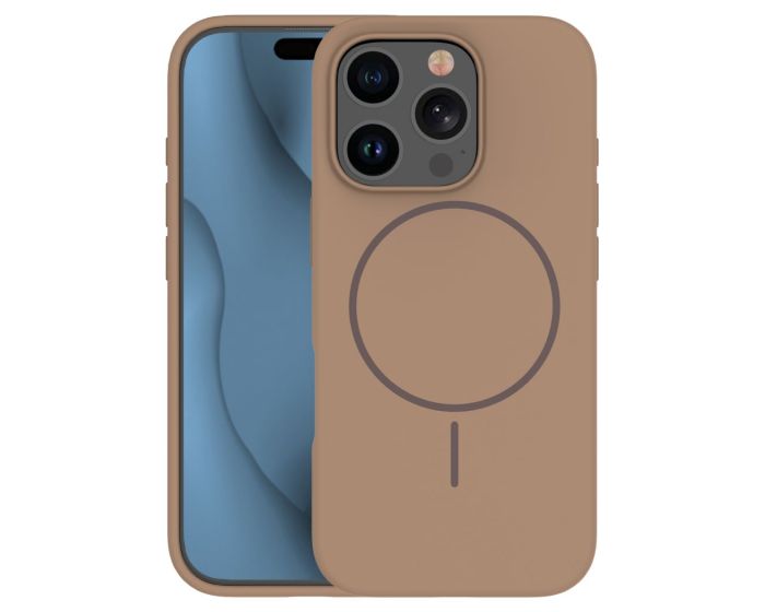 Silicone Thin Mag Case Θήκη Σιλικόνης Συμβατή με MagSafe - Brown (iPhone 16e / 17e) - MT78528