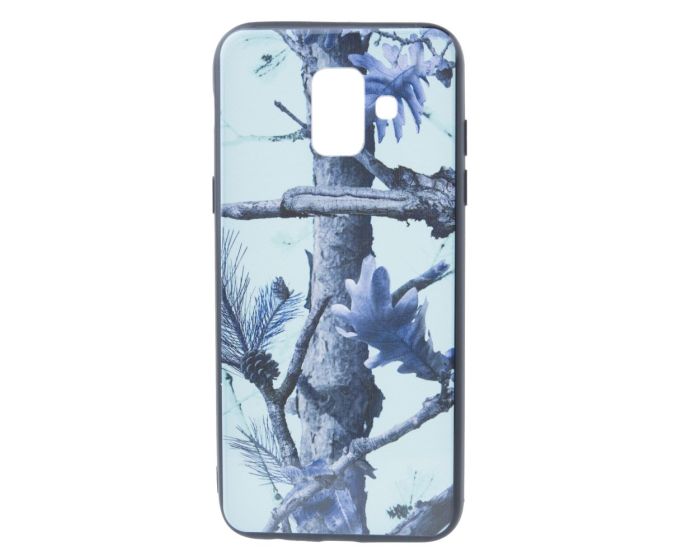 Hard Back Case with TPU Bumper Autumn Trees Blue (Samsung Galaxy A6 2018)