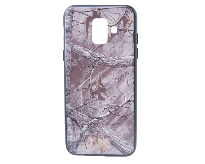 Hard Back Case with TPU Bumper Autumn Trees Light Brown (Samsung Galaxy A6 2018)