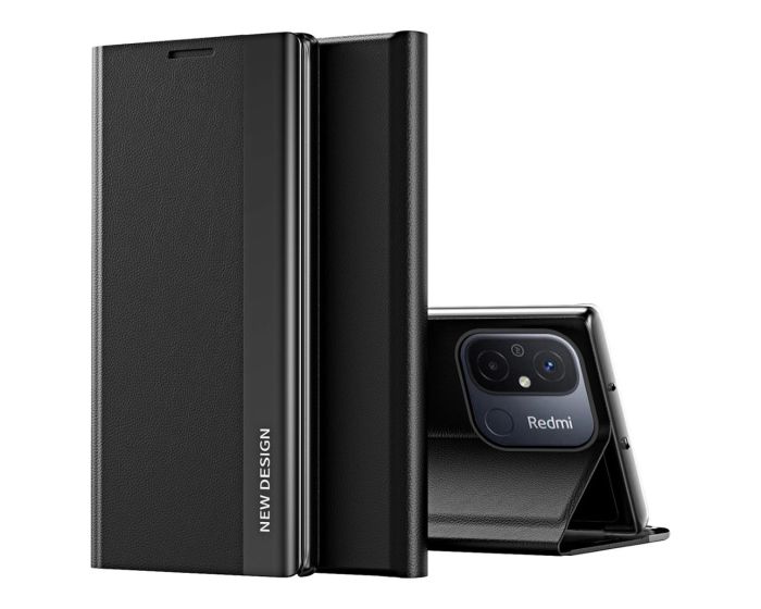 Sleep Pro Flip Cover Case Θήκη Book - Black (Xiaomi Redmi Note 12 Pro 5G / Poco X5 Pro 5G)