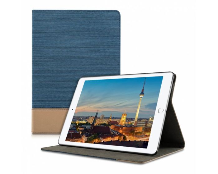 KWmobile Canvas Slim Case Stand (37736.04) Blue Brown (iPad Pro 9.7")