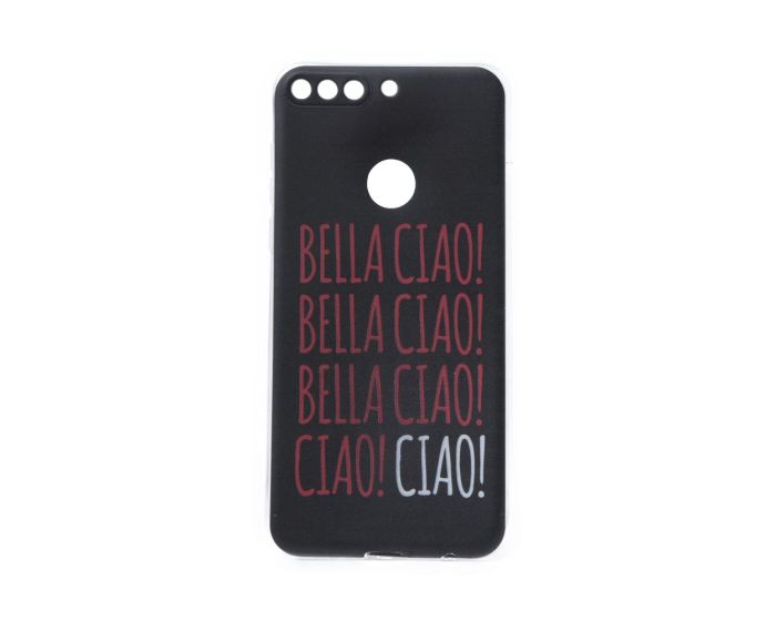 Slim Fit Gel Case La Casa De Papel Θήκη Σιλικόνης Bella Ciao Black (Huawei Y7 Prime 2018)