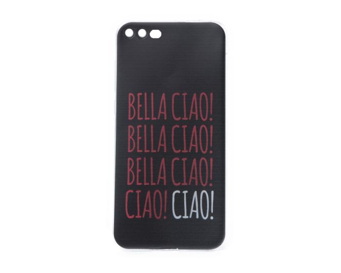 Slim Fit Gel Case La Casa De Papel Θήκη Σιλικόνης Bella Ciao Black (iPhone 7 Plus / 8 Plus)