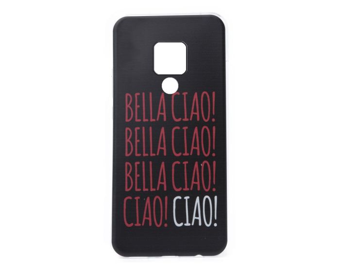 Slim Fit Gel Case La Casa De Papel Θήκη Σιλικόνης Bella Ciao Black (Huawei Mate 20)