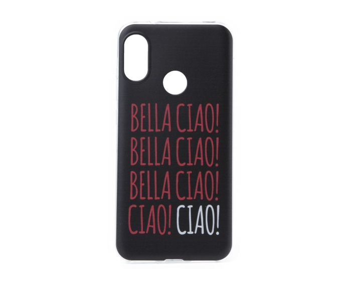 Slim Fit Gel Case La Casa De Papel Θήκη Σιλικόνης Bella Ciao Black (Xiaomi Mi A2 Lite / Redmi 6 Pro)