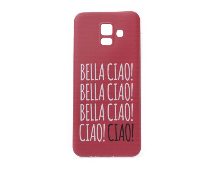 Slim Fit Gel Case La Casa De Papel Θήκη Σιλικόνης Bella Ciao Red (Samsung Galaxy A6 2018)