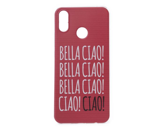 Slim Fit Gel Case La Casa De Papel Θήκη Σιλικόνης Bella Ciao Red (Huawei P Smart Plus / Nova 3i)
