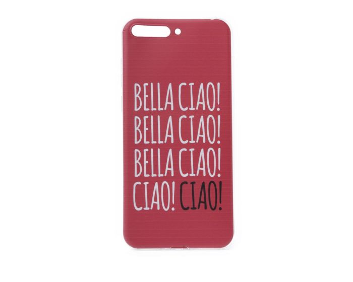 Slim Fit Gel Case La Casa De Papel Θήκη Σιλικόνης Bella Ciao Red (Huawei Y6 2018)